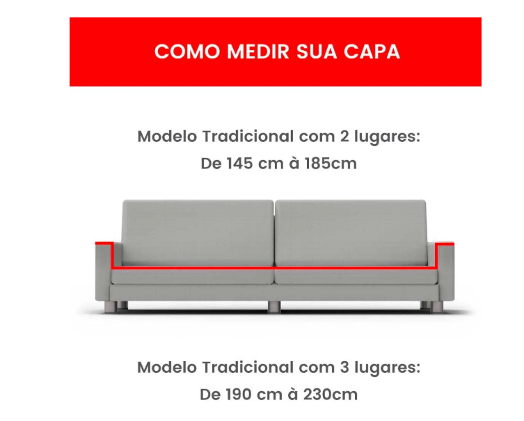 Capa de Sofá Ajustável Jacquard Resistente Impermeável - HiperMax