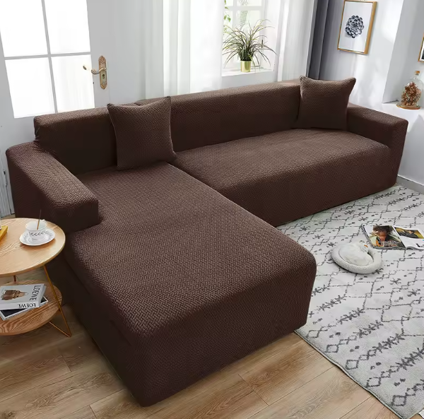 Capa de Sofá Ajustável Jacquard Resistente Impermeável - HiperMax