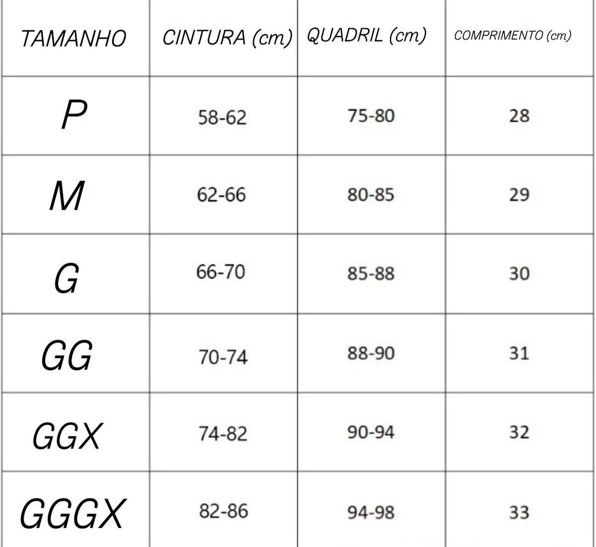 Calcinha ULTRA Skinny Modeladora - PEGUE O NÚMERO MAIOR QUE O SEU